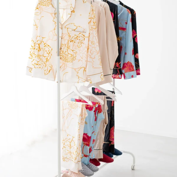 Hedvábné pyžamo PEONY PEARL 39 Feel the Silk 230419