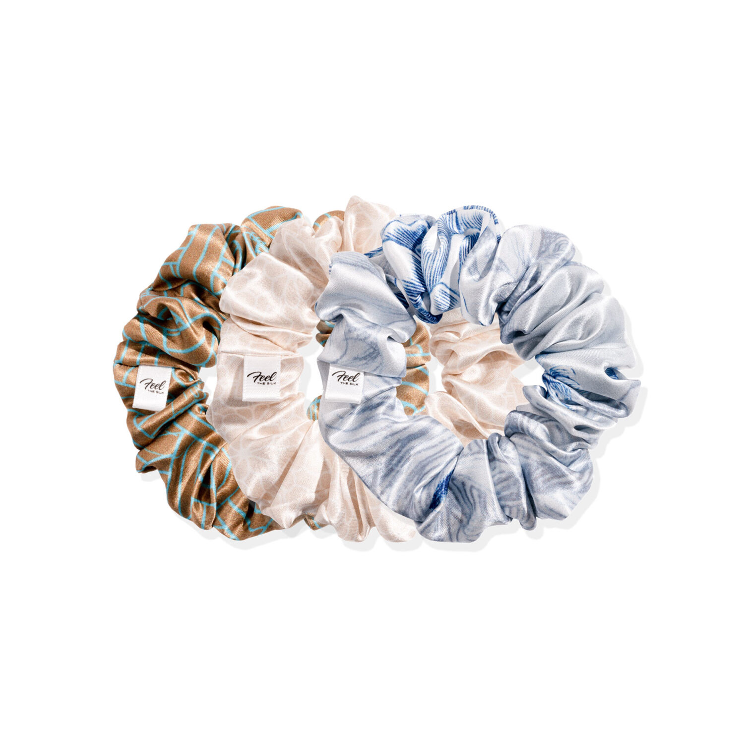 Hedvábné gumičky SET 3 | M | ELEGANCE